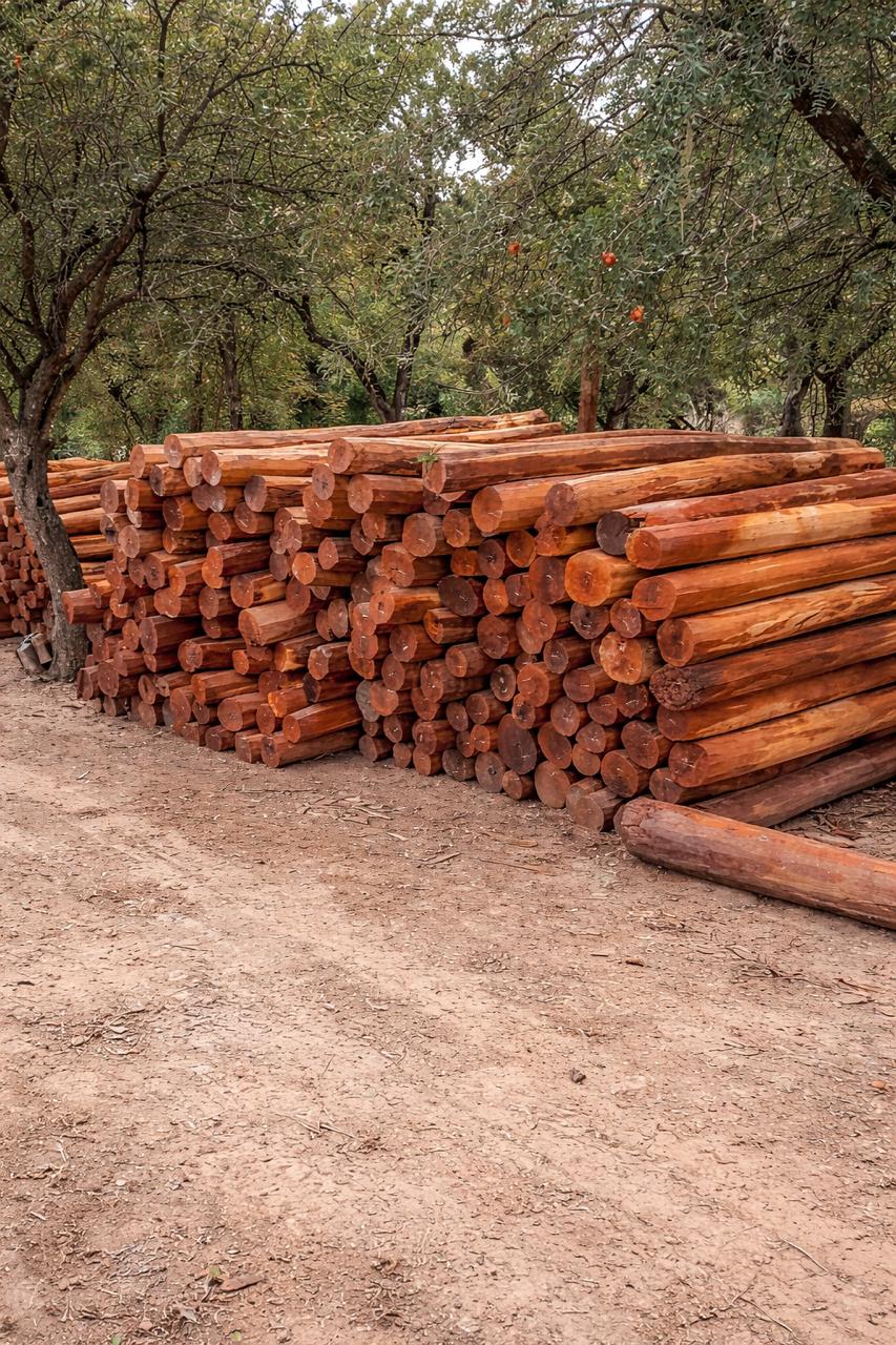 Carga y entrega de materiales de madera